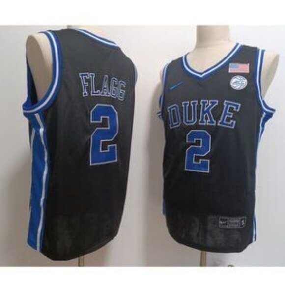 Mens Cooper Flagg Black Stitched Jersey